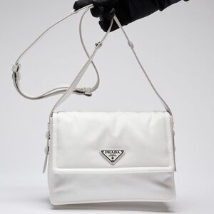 Prada White Nylon Bag